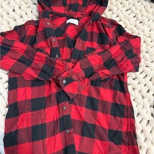 TNA Plaid Shirt with Hood